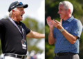 Greg Norman and Jay Monahan [Image Credit: NY Post/Golf]