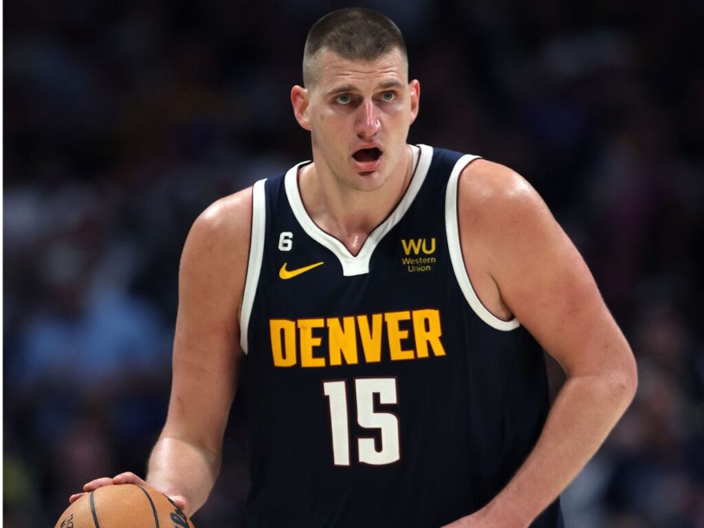 Nikola Jokic (Image via Matthew Stockman/Getty Images)