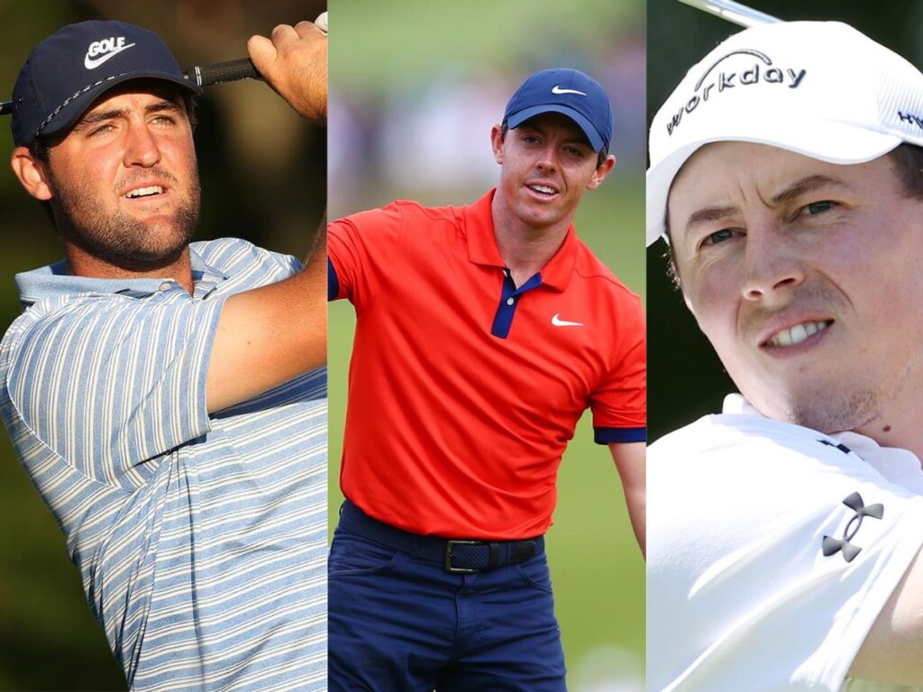 Matt Fitzpatrick, Scottie Scheffler, Rory McIlroy