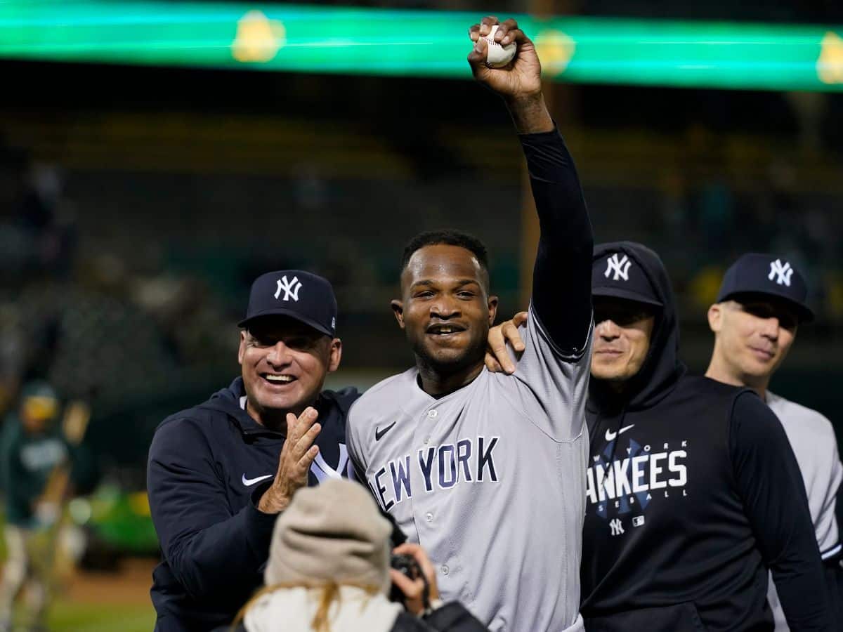 “Let’s f***ing go baby!” – Yankees Domingo German DOMINATES Athletics by throwing first perfect game since 2012, MLB Twitter reacts