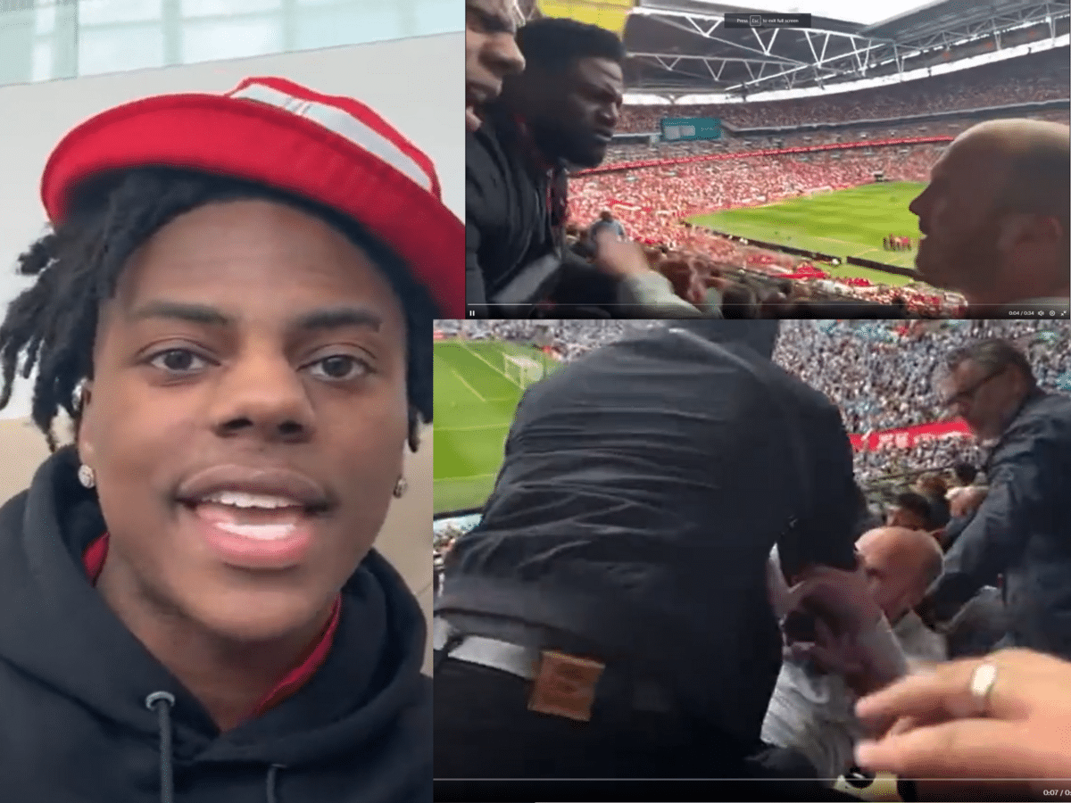 “Why did he just f*cking punch me, bro” Spectator assaults popular streamer IShowSpeed during FA Cup final