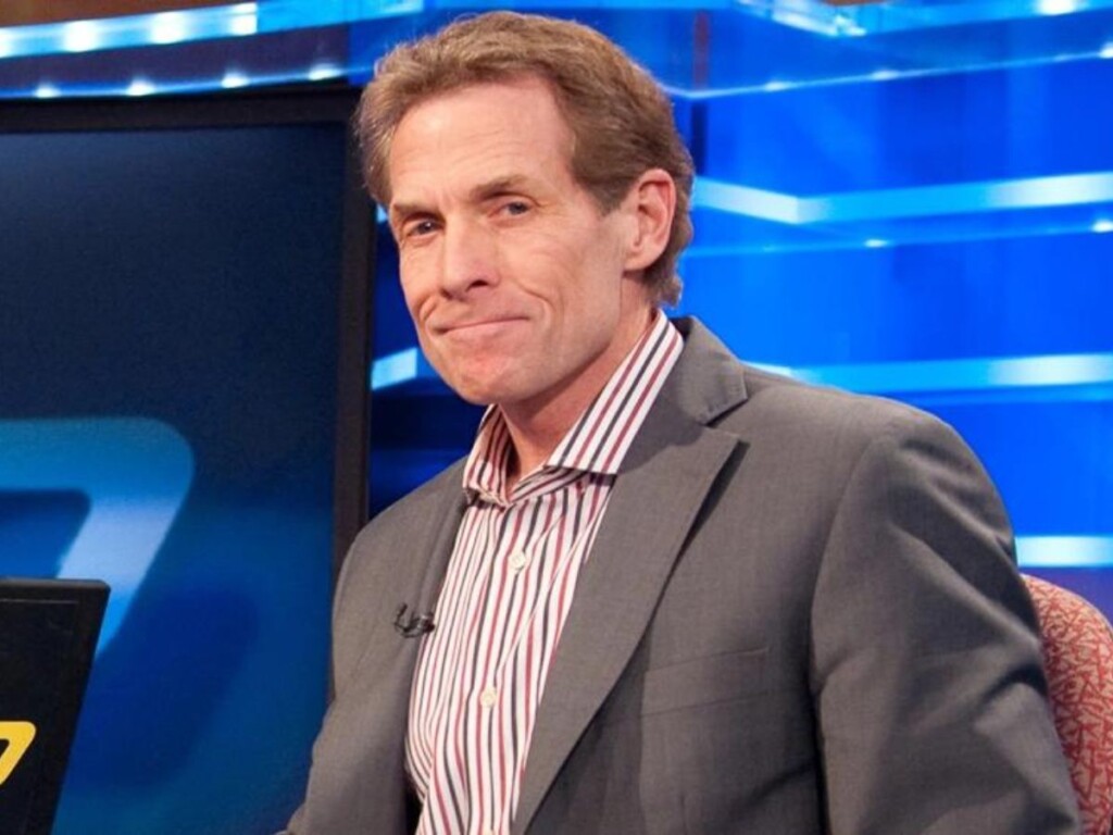 Skip Bayless received backlash for calling Nikola Jokic lucky (Image via ESPN)