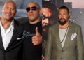 the rock, vin diesel and jason momoa