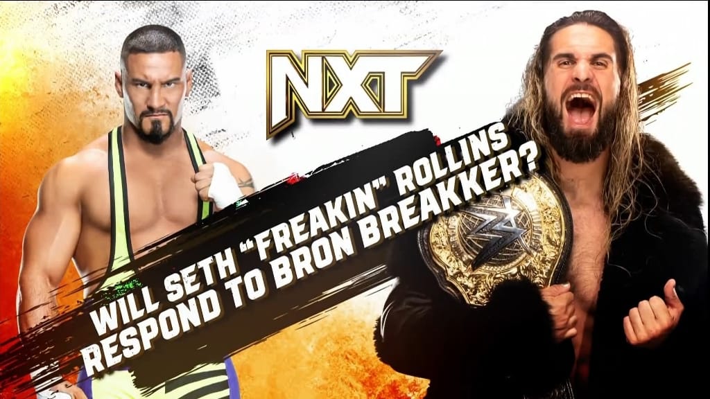 Bron Breakker and Seth Rollins (via WWE)