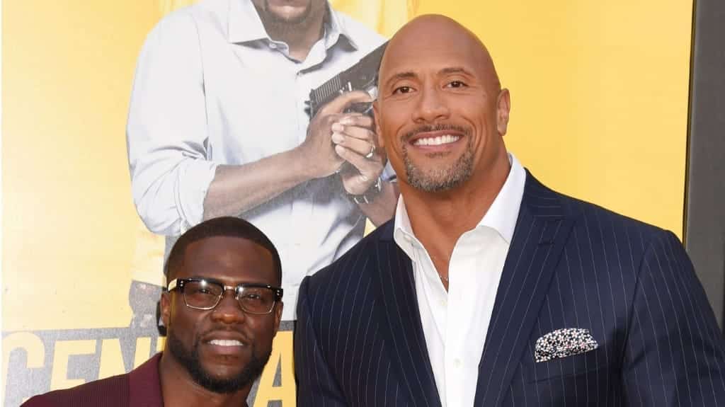 Kevin Hart and Dwayne Johnson 