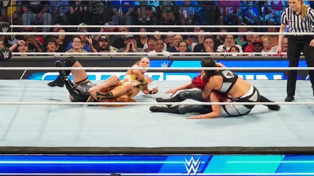 Ronda Rousey and Shayna Baszler vs. Isla Dawn and Alba Fyre 