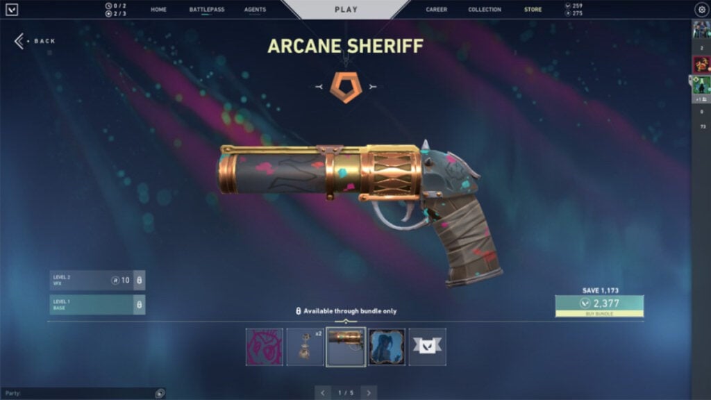 Top 5 best Sheriff skins in Valorant