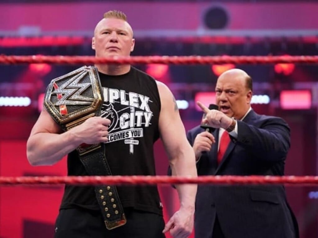 Brock Lesnar and Paul Heyman