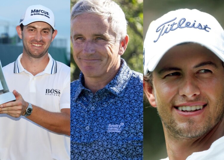 Jay Monahan, Eamon Lynch, Patrick Cantlay (Ảnh qua PGA)