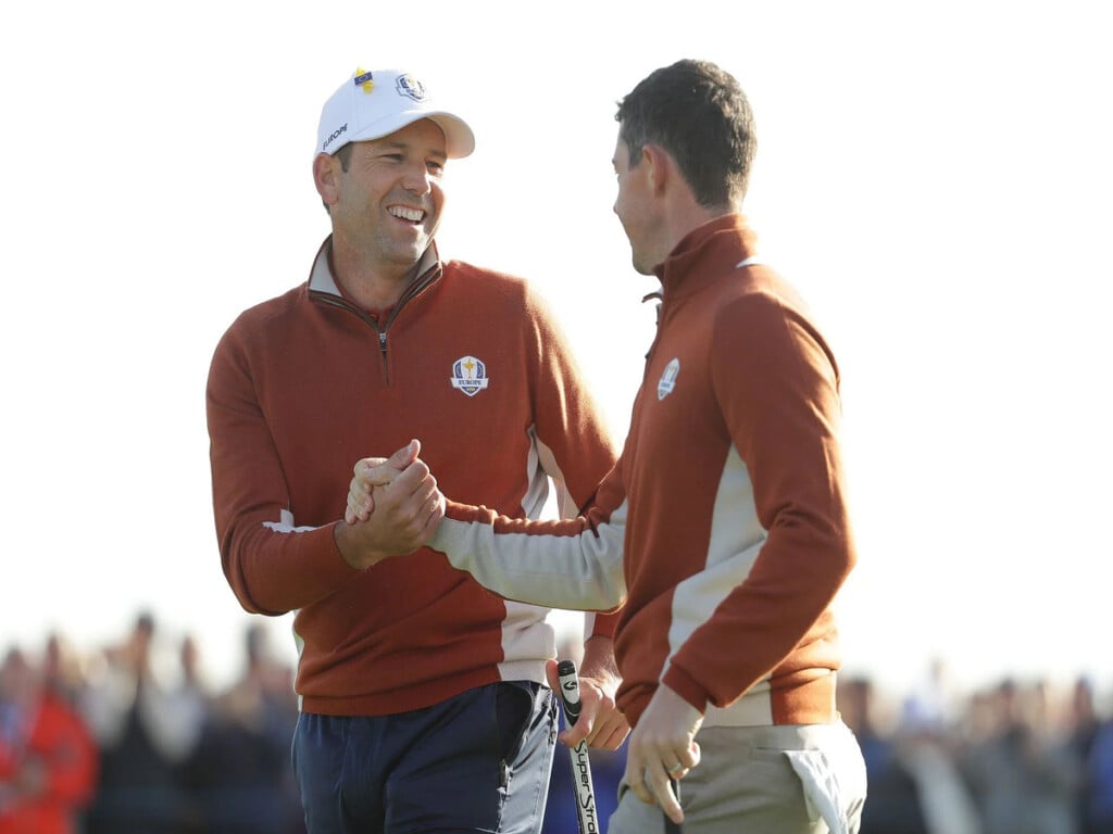 Rory McIlroy and Sergio Garcia