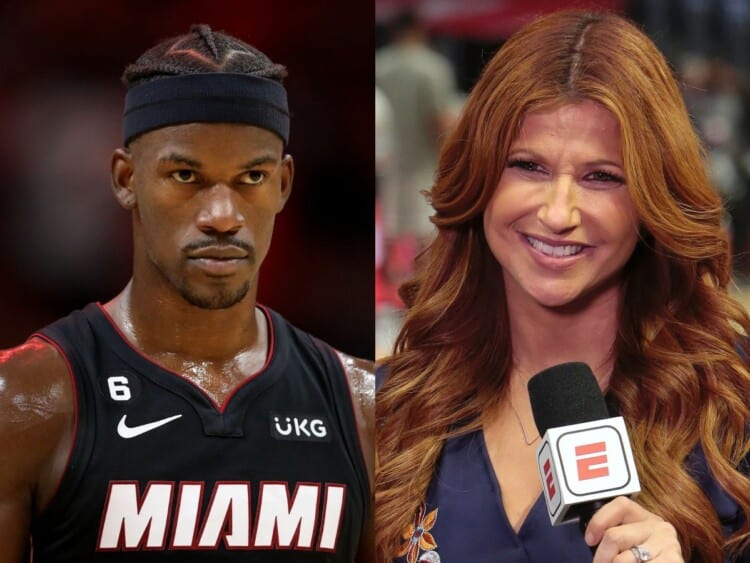 Jimmy Butler and Rachel Nichols