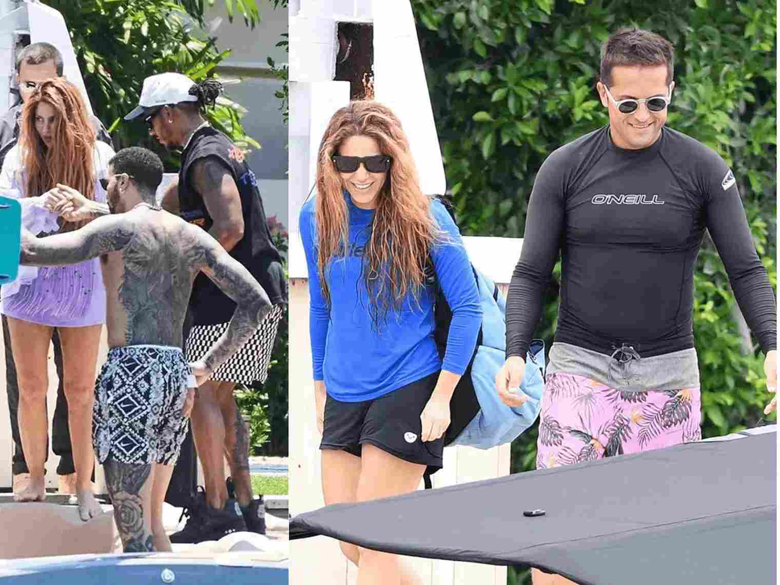 Shakira spotted enjoying wakeboarding with her kids Milan and Sasha amid dating rumors with Lewis Hamilton