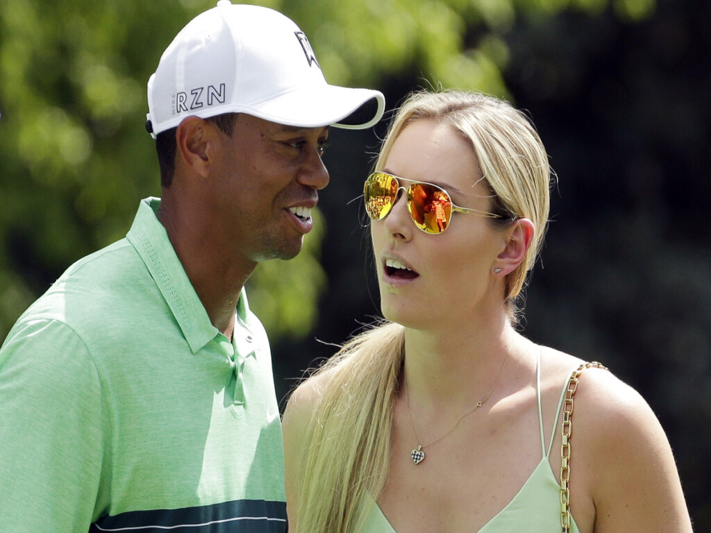 Lindsey Vonn and Tiger Woods ( Image via Golf )