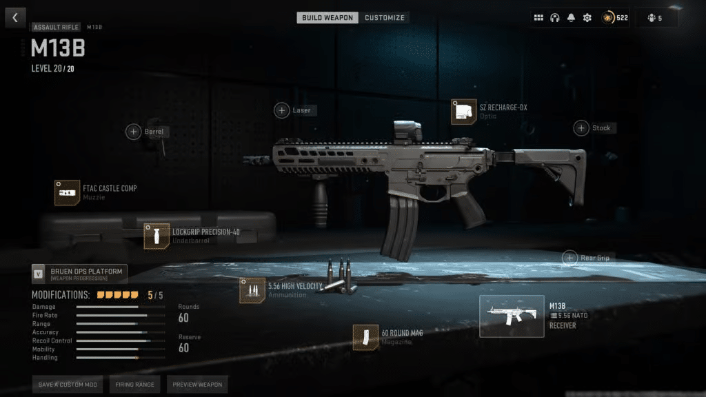 M13B Loadout