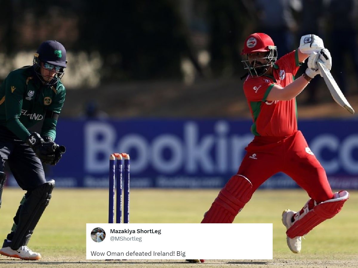 “Even Oman can beat Ireland but Pakistan can’t”- Oman defeating Ireland in Cricket World Cup Qualifiers sends fans into a frenzy