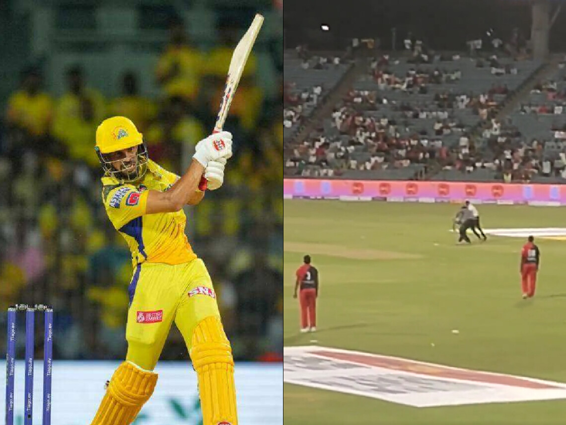 Cricketer Ruthu Raj WATCH: UNREAL CRAZE for Ruturaj Gaikwad, fans invade pitch to hug ...