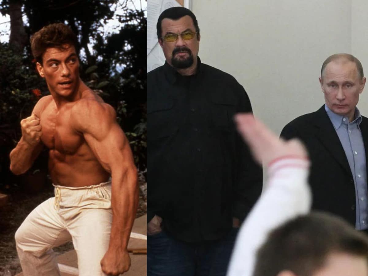 “Ukraine may bring Jean Claude Van Damme” – Twitter in splits as News outlet reports veteran martial artist Steven Seagal to be Putin’s next defense minister