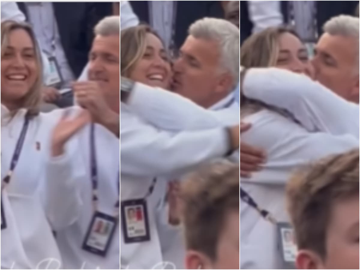 “Apostolos? I saw some tongue” – Stefanos Tsitsipas’ father gets humiliated as fans point out his ‘forced’ kiss to Paula Badosa at Wimbledon