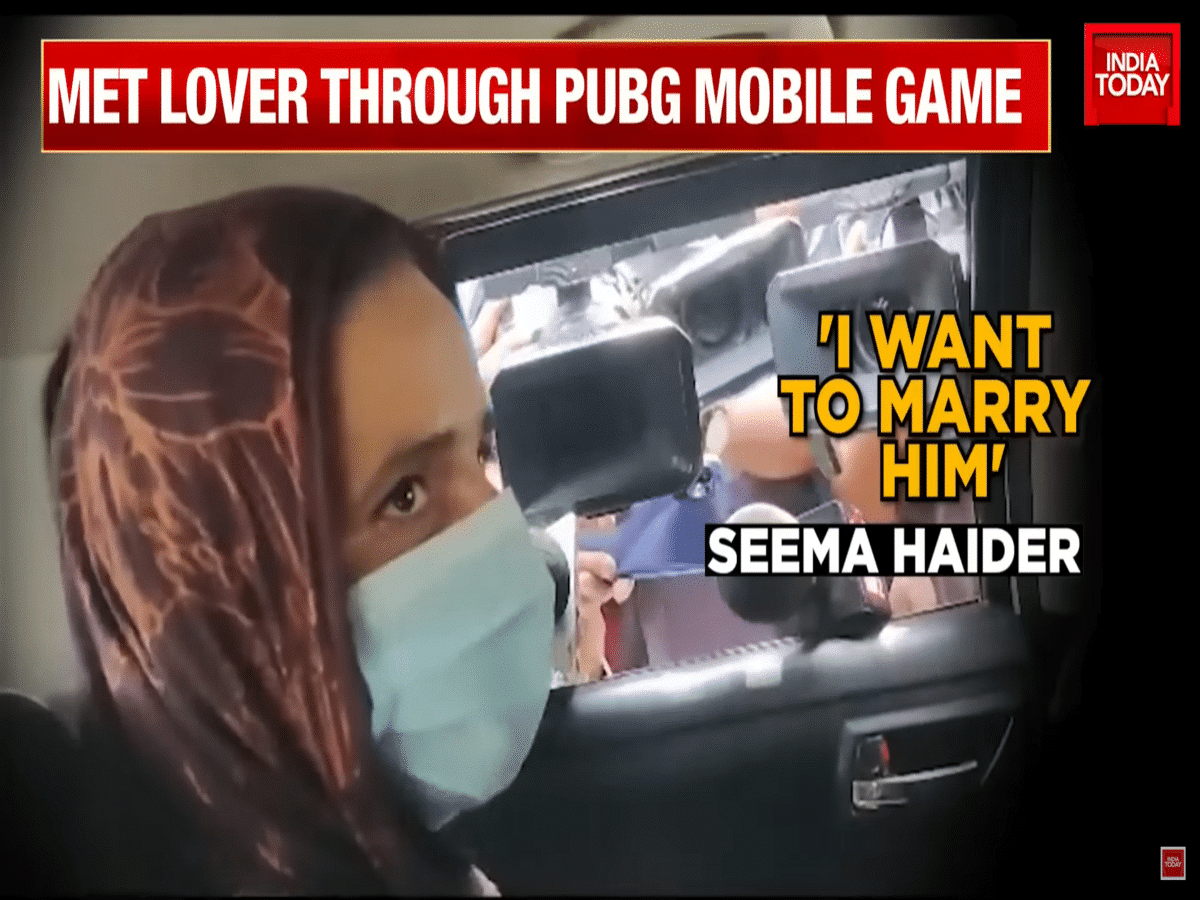 Married Pakistani woman Seema Haider finds her way to India to marry her lover, Sachin Meena who she met in PUBG