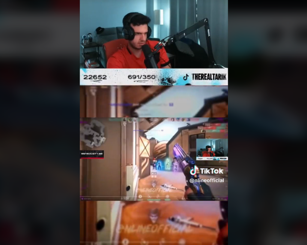 Popular Valorant streamer Tarik bashed the "over-edited" Valorant TikTok video trend 