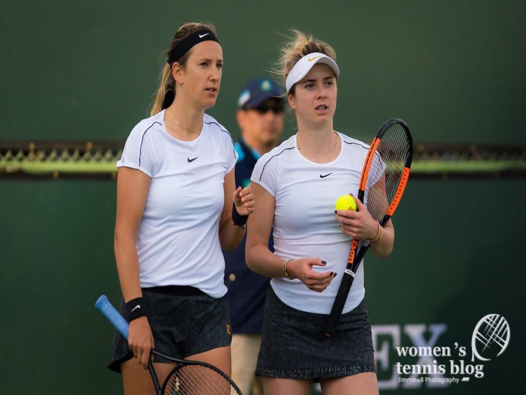 Victoria Azarenka and Elina Svitolina