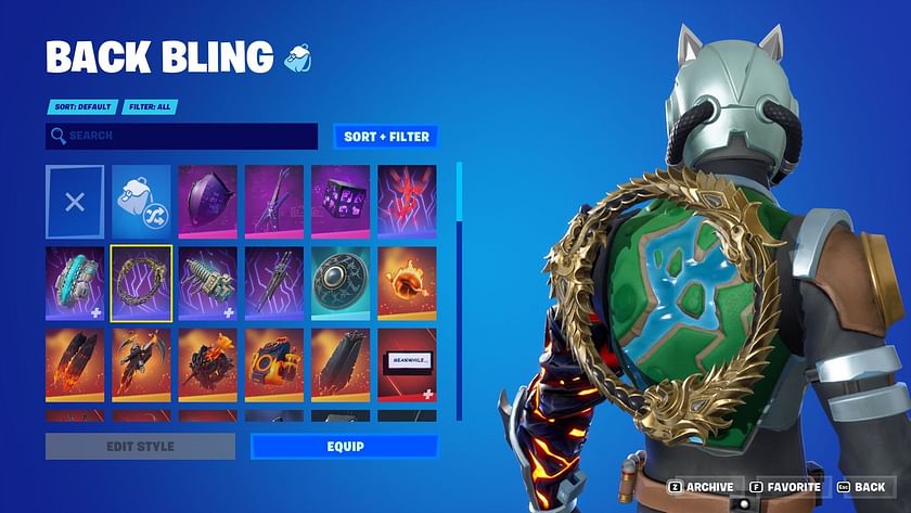 How to get the Sigil of the Alliance War back bling for free in Fortnite?