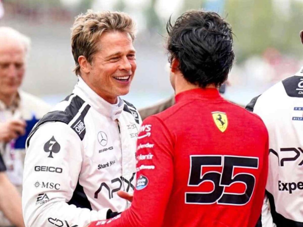 Brad Pitt and Carlos Sainz