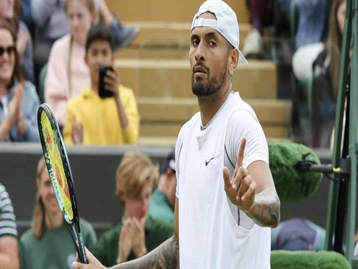 Nick Kyrgios gets involved in a verbal altercation with a troll after being dissed for his poor behavior on the Tour