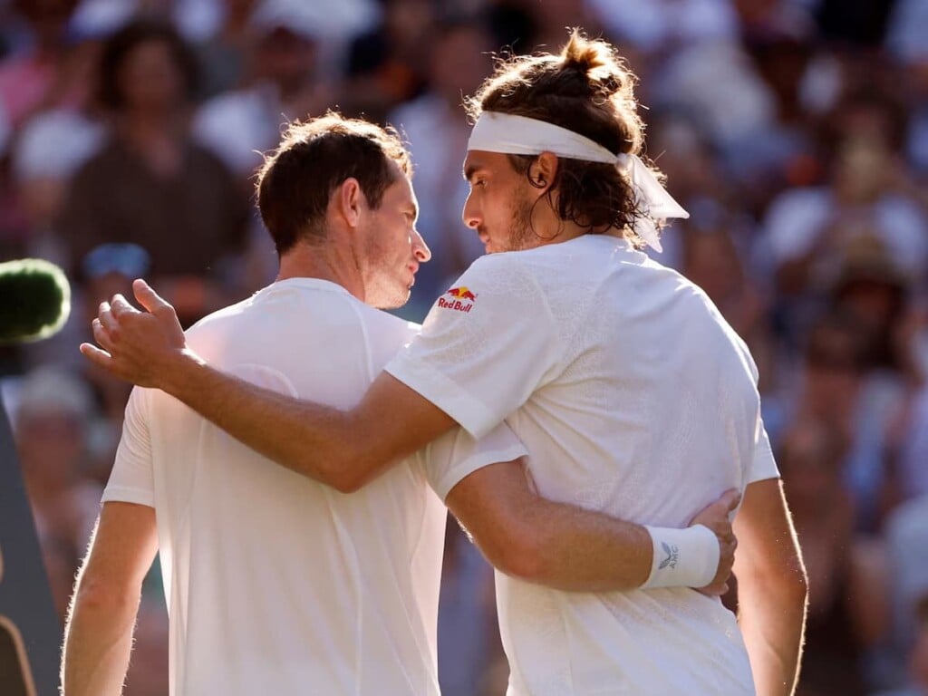 Andy Murray and Stefanos Tsitsipas