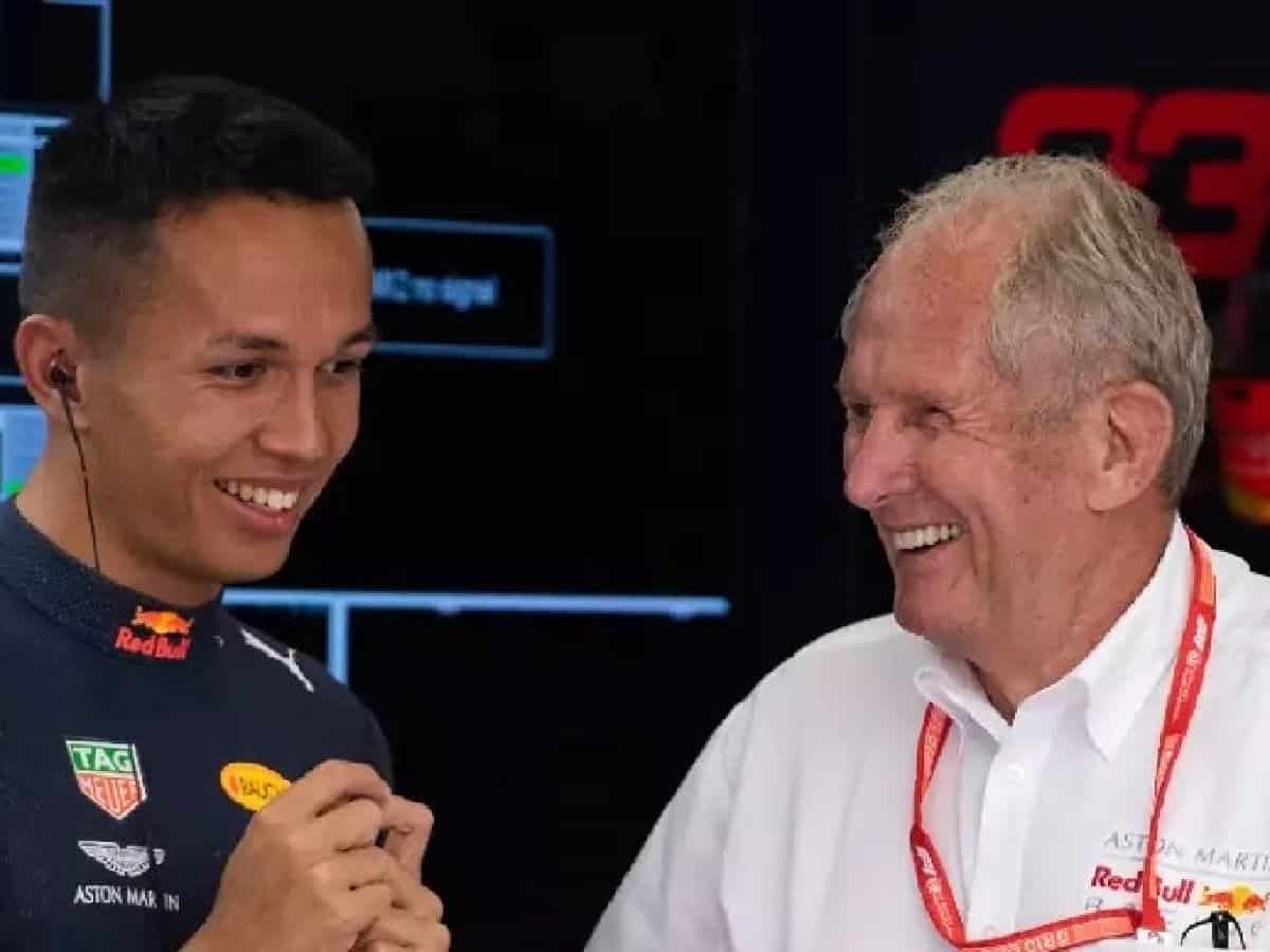 “Unfortunately he has a contract,” Helmut Marko reveals shocking details about Alex Albon’s possible future at Red Bull