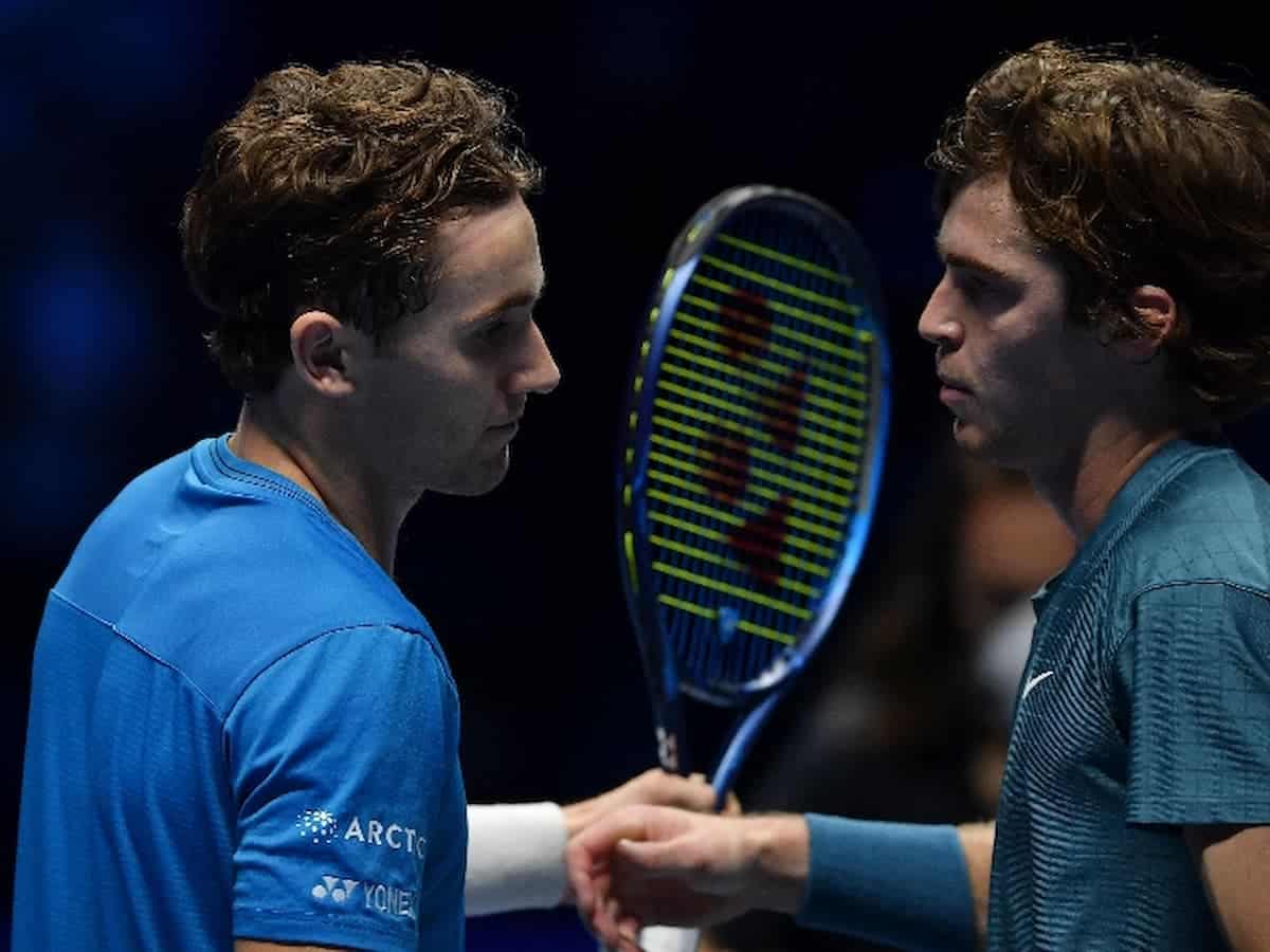 “You hit all the f***ing lines,” Casper Ruud cracks up the crowd after losing to Andrey Rublev in the Nordea Open finals