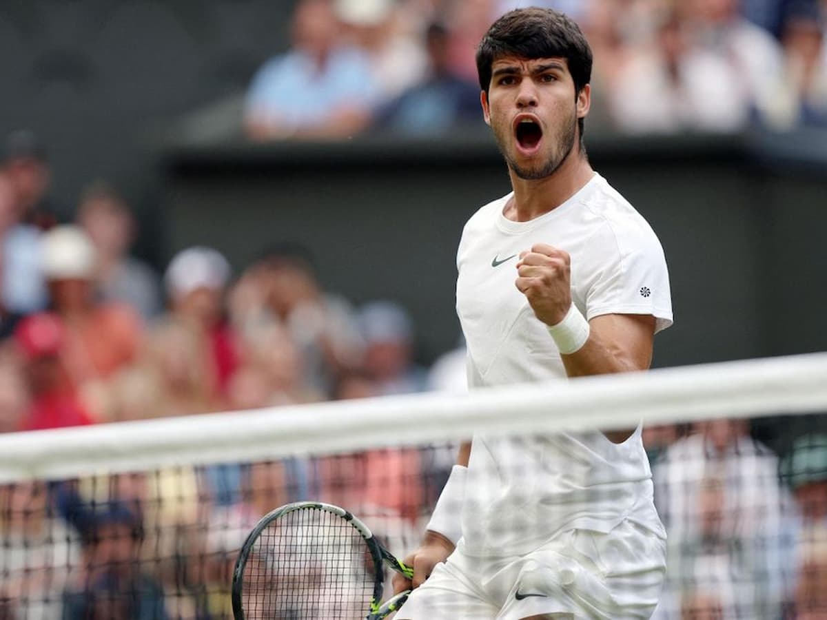 Carlos Alcaraz reigns supreme in the ‘Battle of the Future’ as he beats Holger Rune to reach the Wimbledon semi-finals