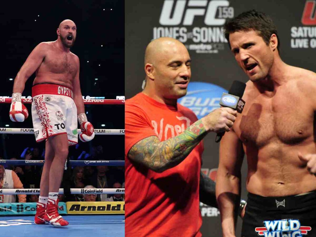 Chael Sonnen calls Tyson Fury a scumbag