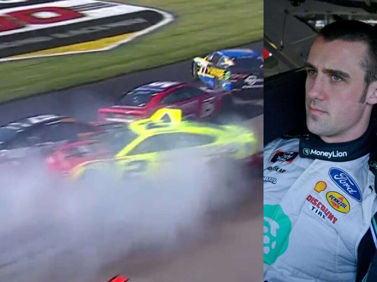 WATCH: “Saved all the wrecking until the finish”- Austin Cindric and AJ Allmendinger involved in a multi-car accident coming to the checkered at Richmond, fans react