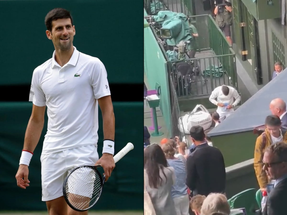 WATCH: Novak Djokovic stops for a girl on a wheelchair gifting her a ...