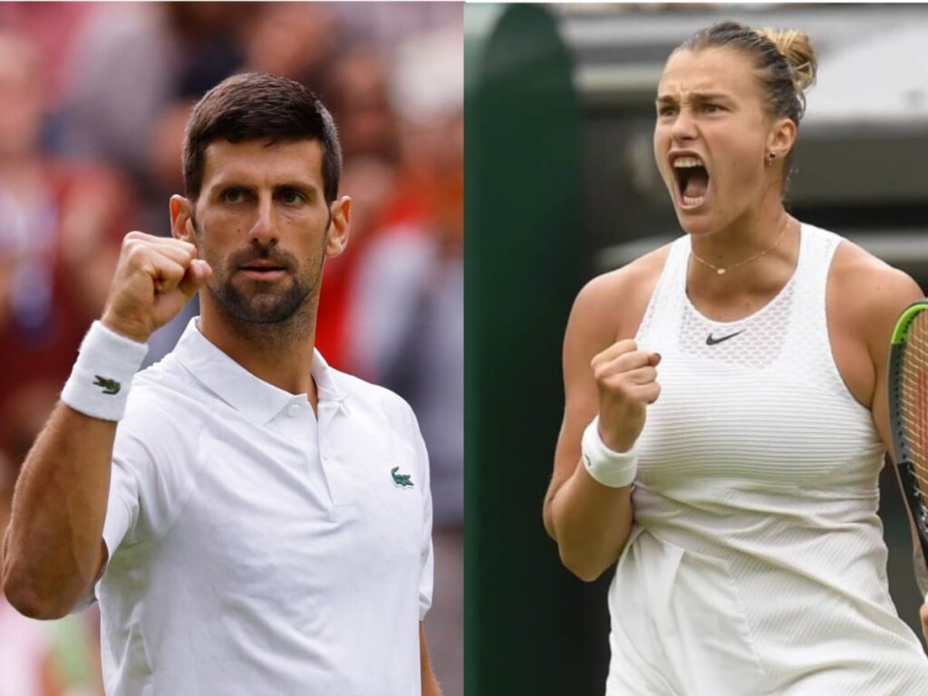 Novak Djokovic, Aryna Sabalenka