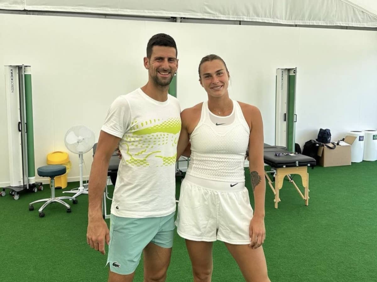 Aryna Sabalenka grateful for friendship with LEGEND Novak Djokovic, aims to match his success at Wimbledon