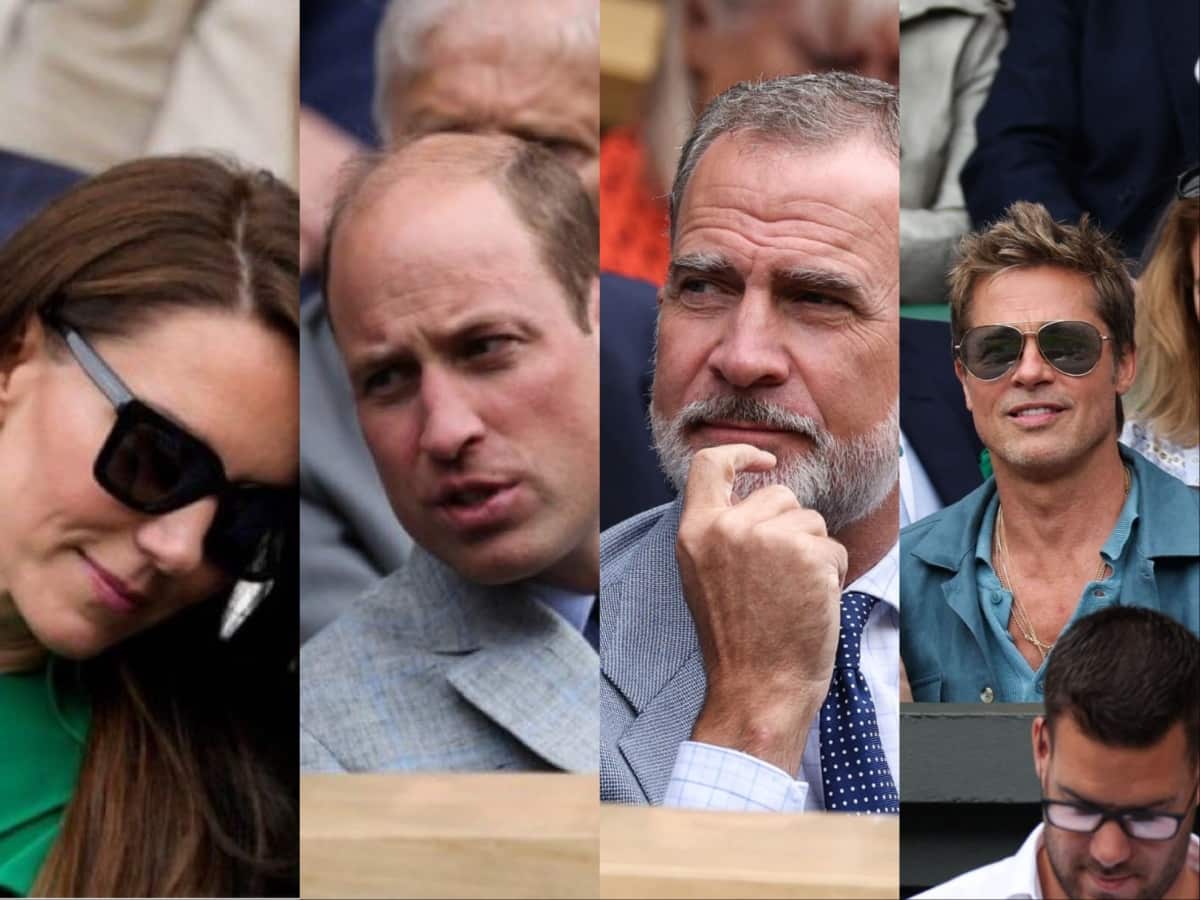 Who are the Royal Box attendees at the 2023 Wimbledon Gentlemen’s Singles Finals?