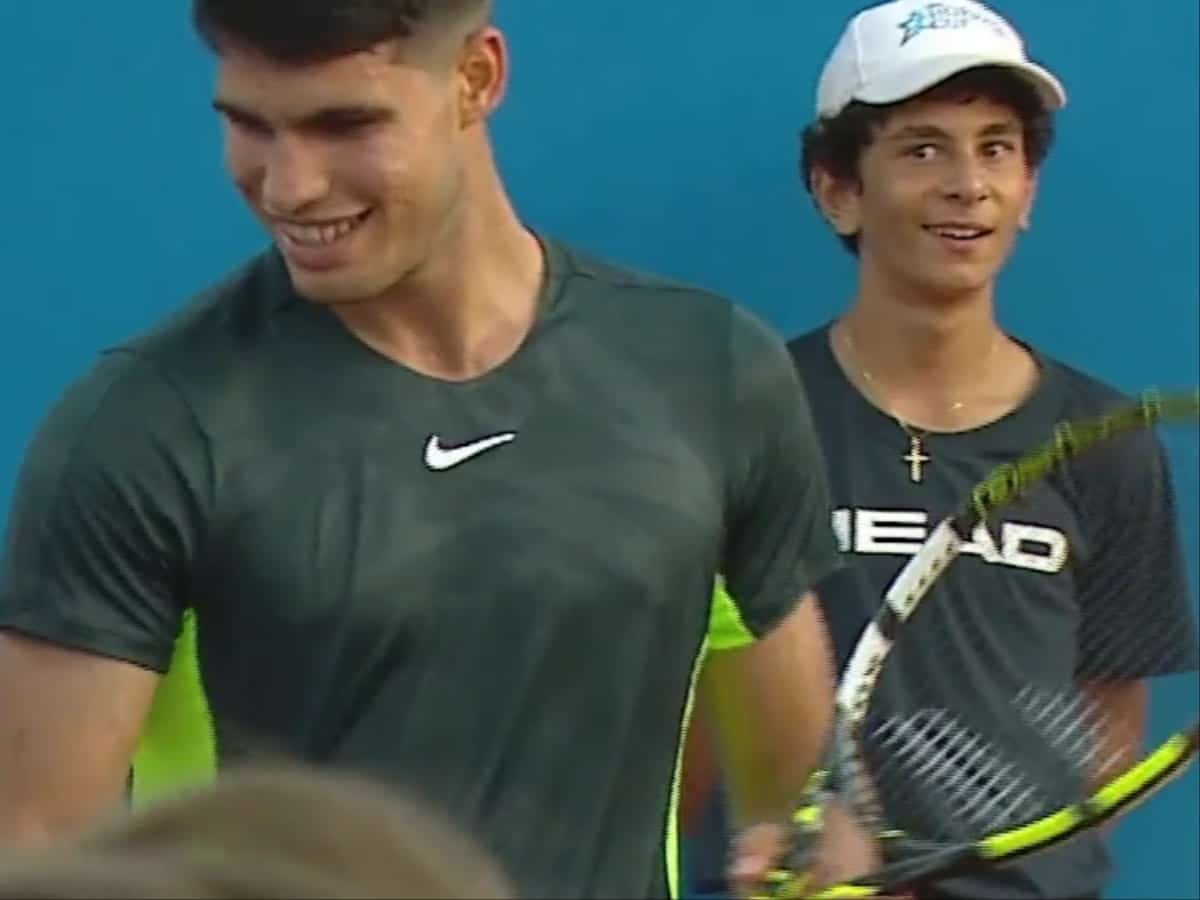 WATCH: Hilarious video of ball kid’s priceless reaction to Wimbledon winner Carlos Alcaraz goes viral