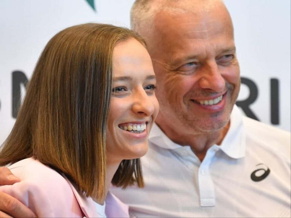 Iga Swiatek’s father beaming with pride for his daughter’s achivements outside the court