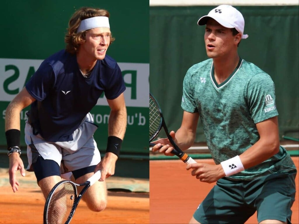 Andrey Rublev and Daniel Altmaier 