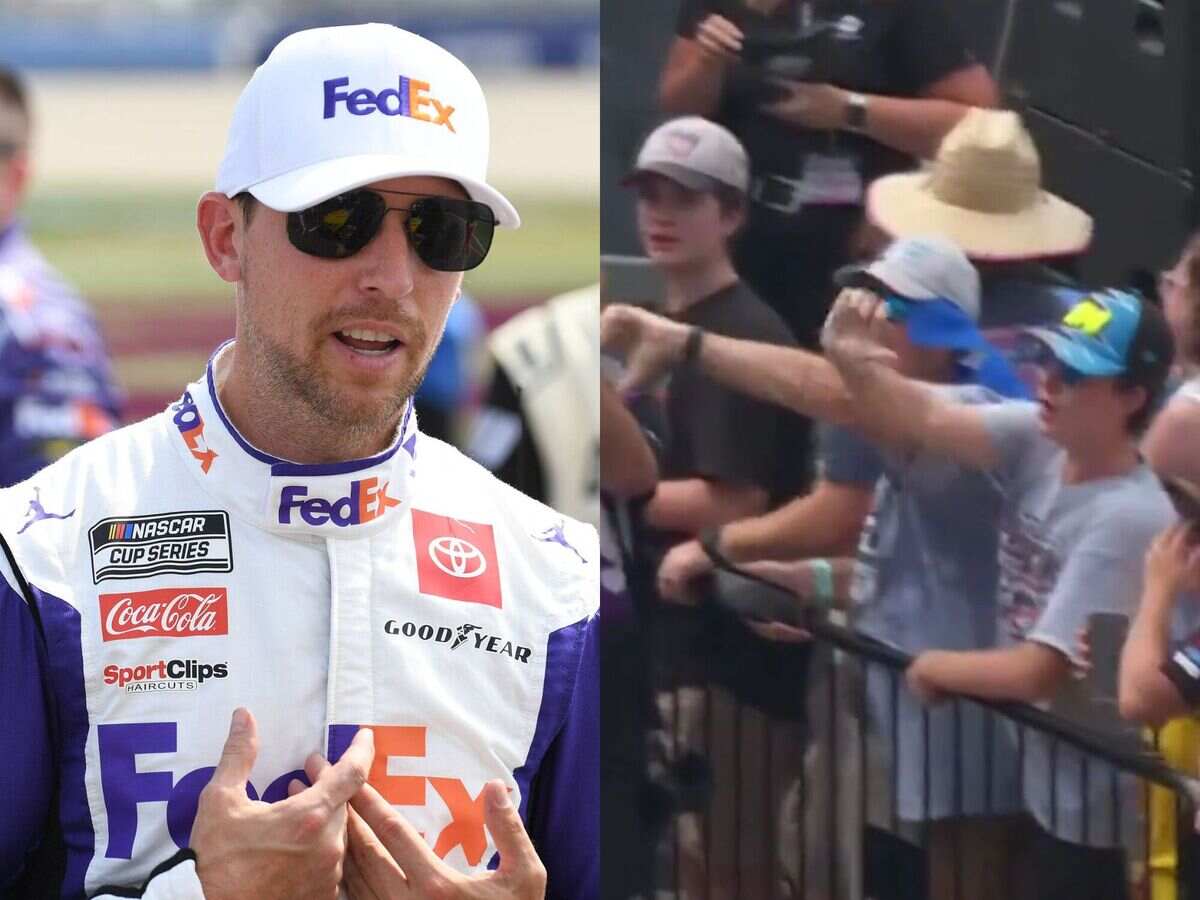 WATCH: Fans booed Denny Hamlin during driver’s intro in his home track Richmond