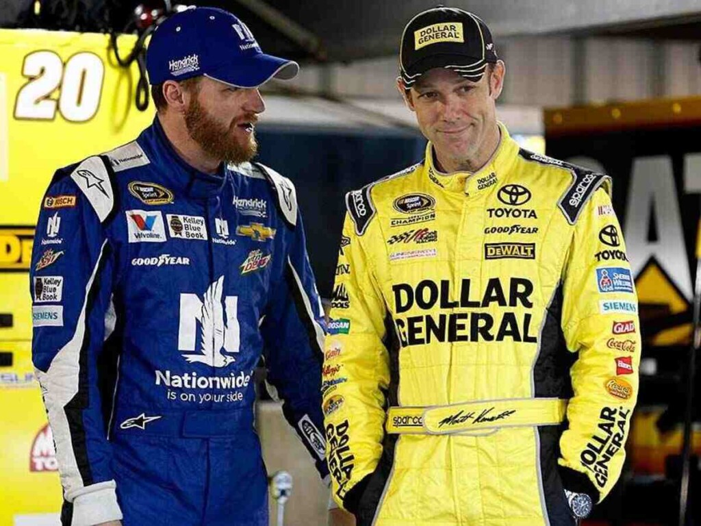 Dale Earnhardt Jr. and Matt Kenseth (Credits: NASCAR.com)