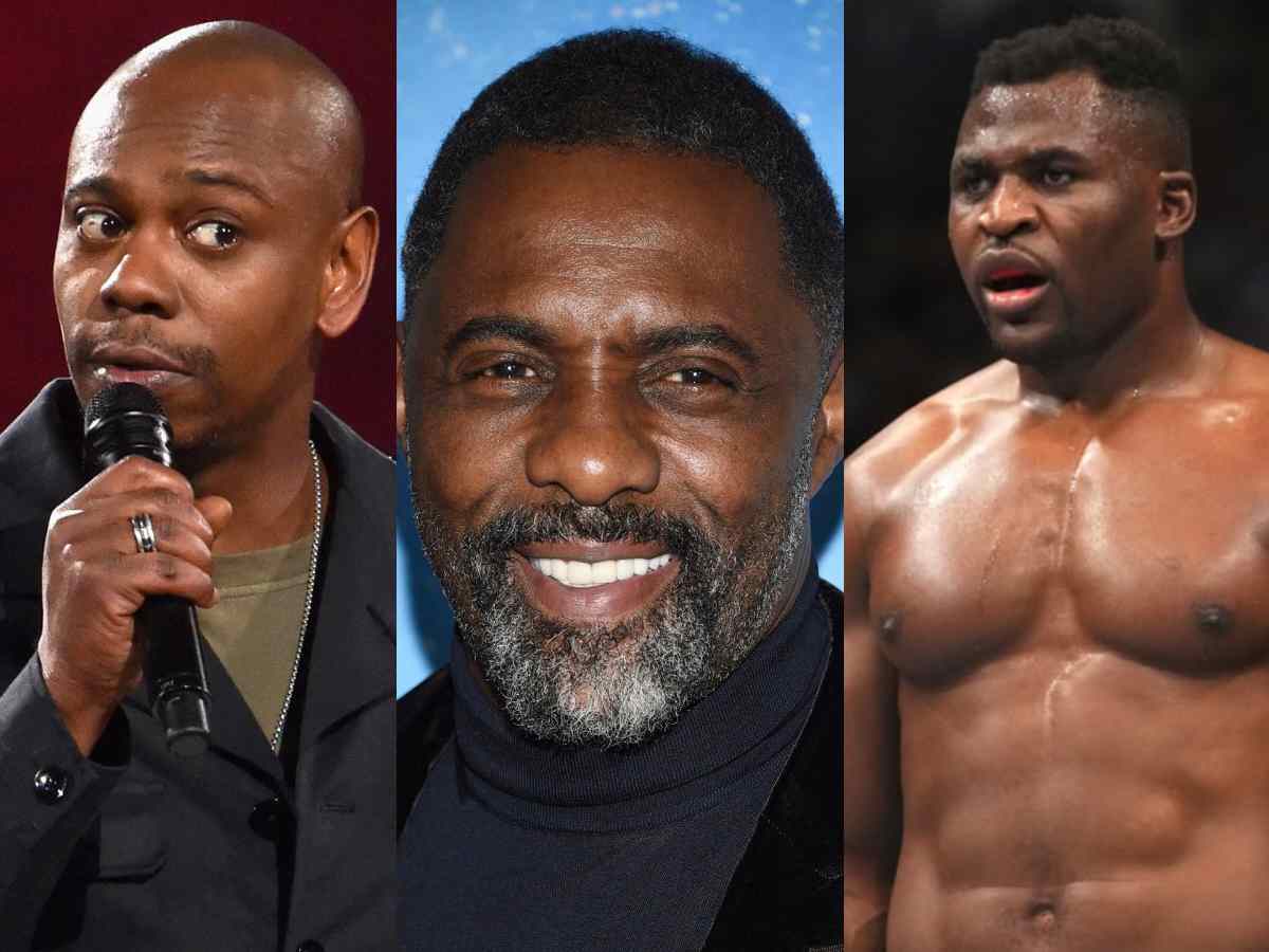 $60 million worth comedian Dave Chappelle wanted to match Francis Ngannou against Hollywood star Idris Elba for fight