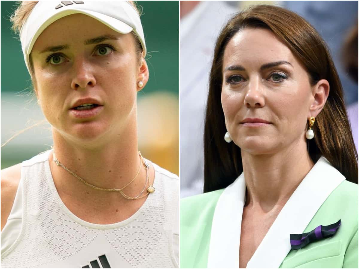 Elina Svitolina refuses to answer question on Kate Middleton after defeat in Wimbledon