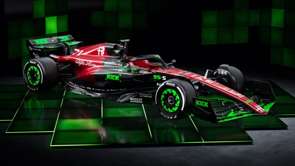 Alfa Romeo F1 team unveils the special KICK-themed livery for the upcoming Belgian Grand Prix