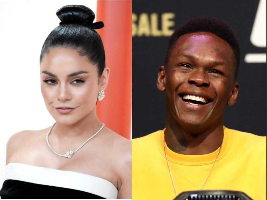 Israel Adesanya and Vanessa Hudgens