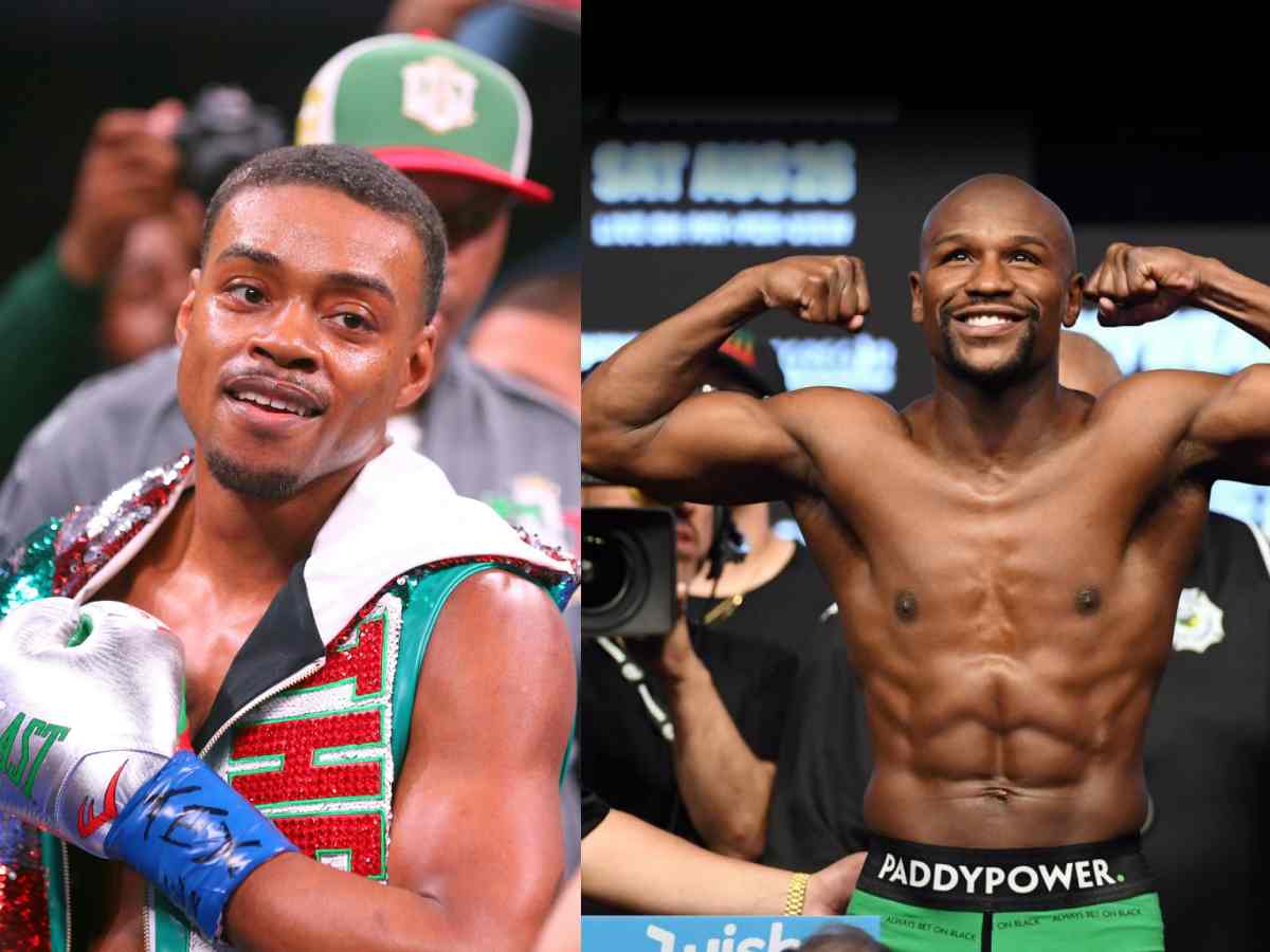 “We can go till somebody drop,” Young Errol Spence challenged prime Floyd Mayweather after getting called ‘B-word’