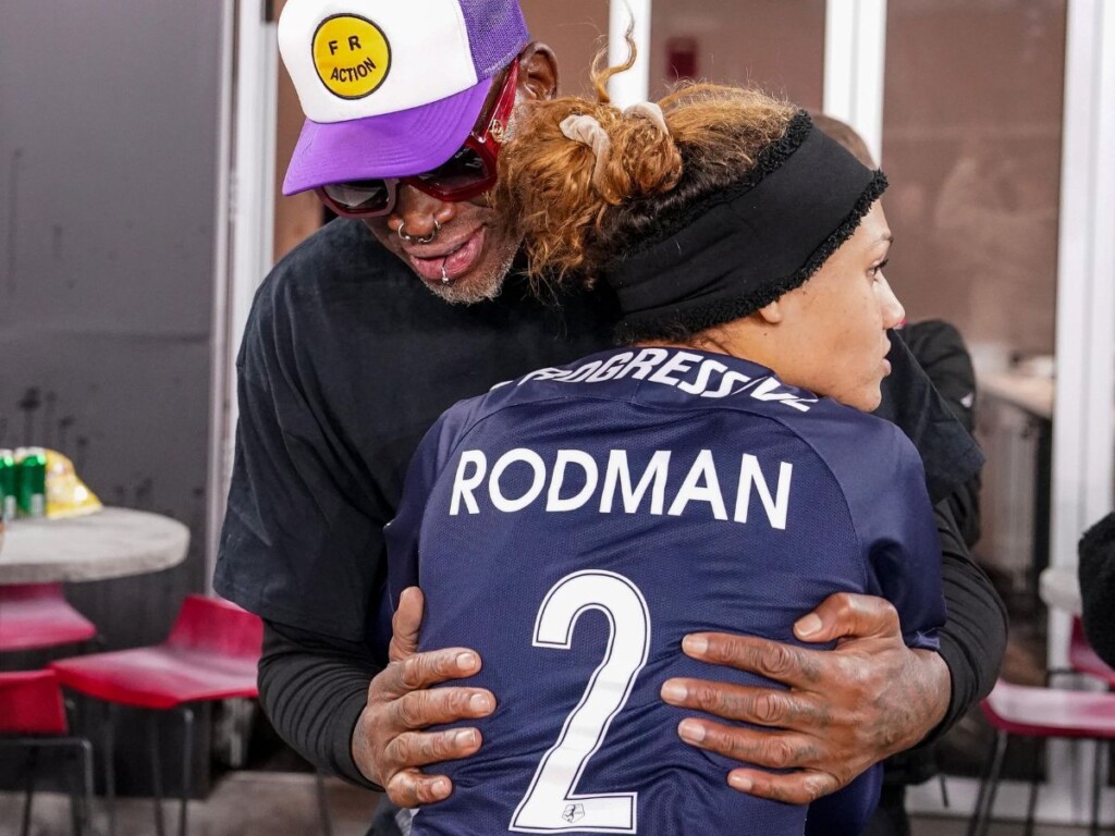 Dennis Rodman and Trinity Rodman (credits- gettyImages)