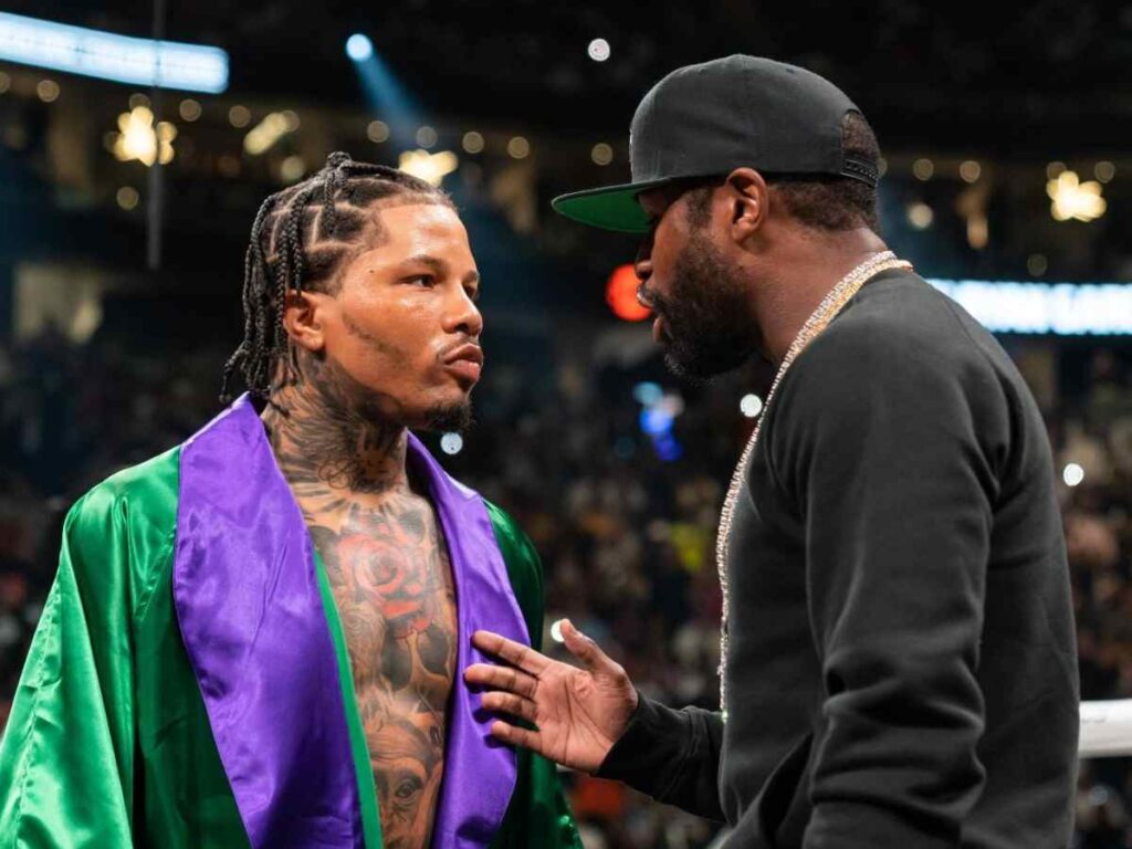 Gervonta Davis and Floyd Mayweather